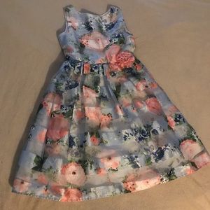 Like New Blue Flower Dress